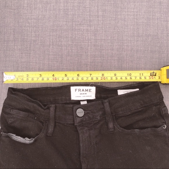 Frame Denim Le High Skinny Double Cropped Jeans - Picture 8 of 13